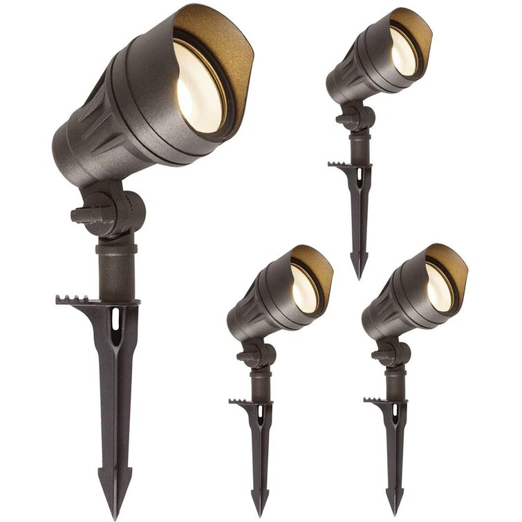 Hykolity Brown Low Voltage Integrated LED Metal Spot Light Kit